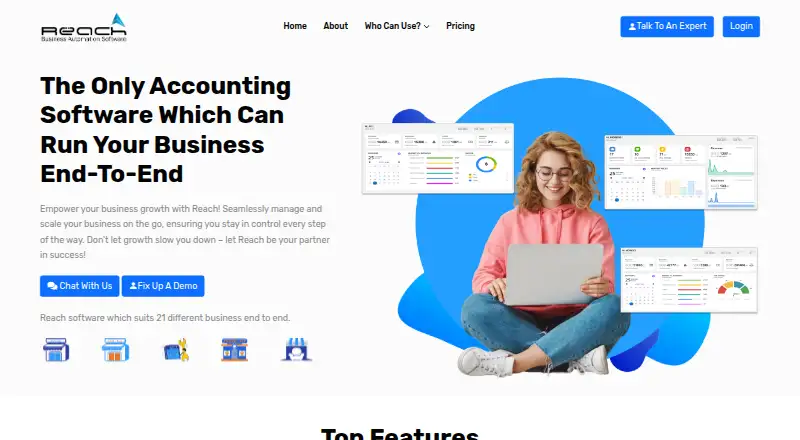 Reach Accountant screenshot