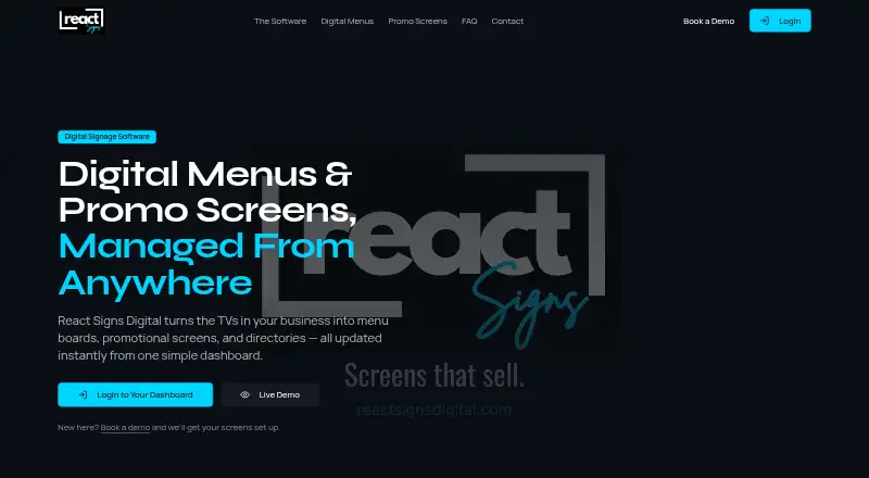 React Signs Digital screenshot