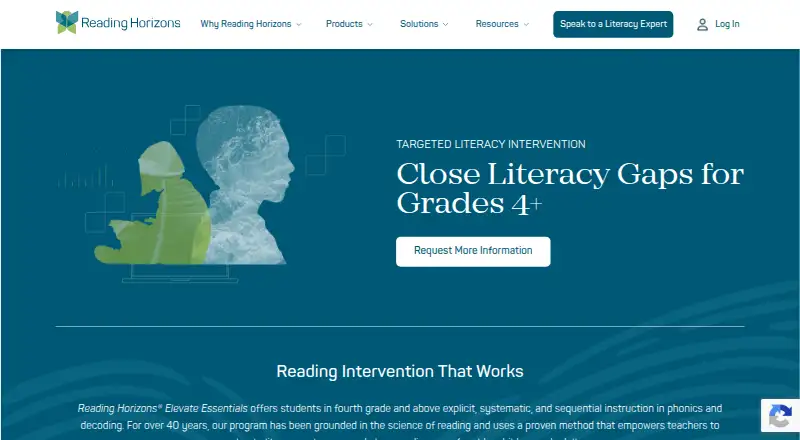 Reading Horizons screenshot