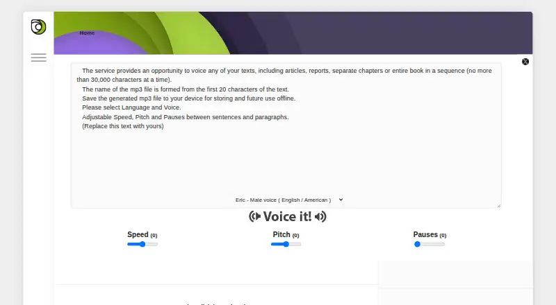 ReadLoud screenshot