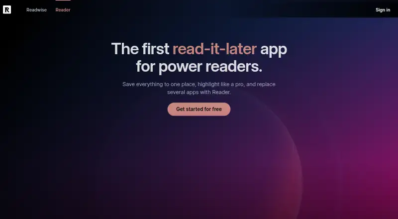 Readwise Reader screenshot