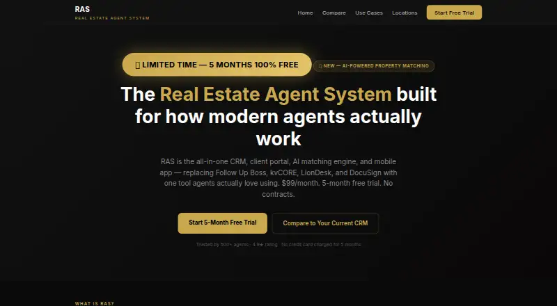 Real Estate Agent System screenshot