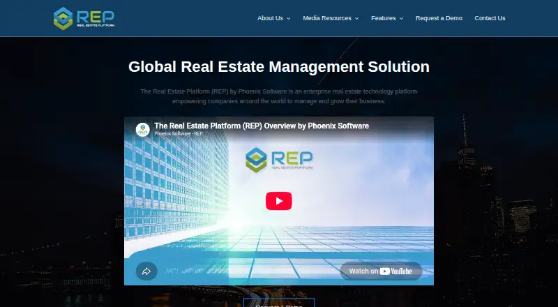 The Real Estate Platform (REP) screenshot