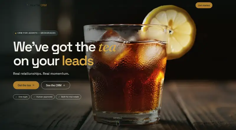 RealTeaCRM screenshot