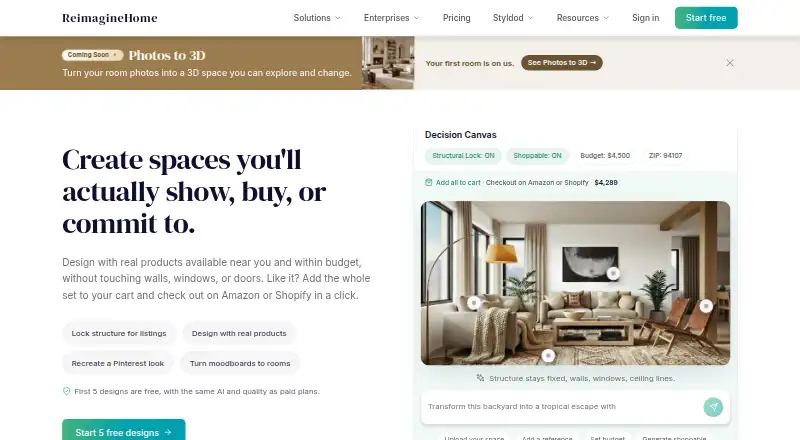REimagineHome screenshot