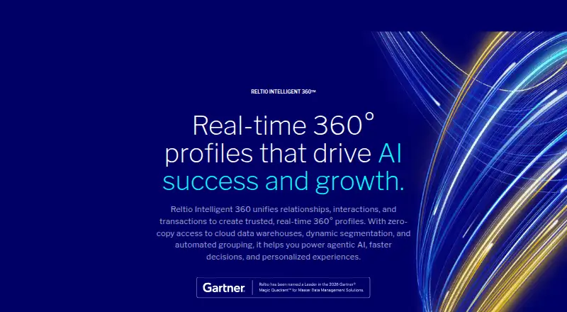 Reltio Customer 360 screenshot