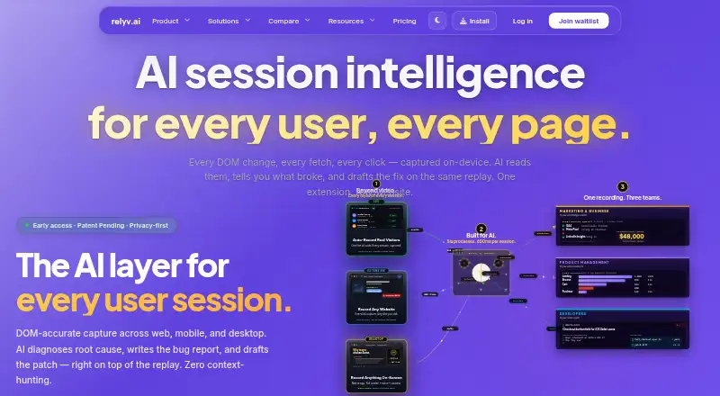 Relyv.ai screenshot