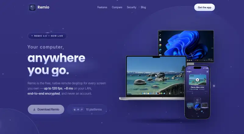 Remio screenshot