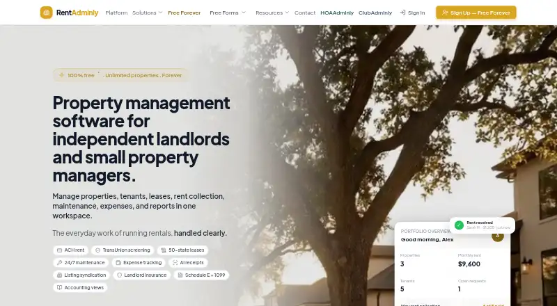 RentAdminly screenshot