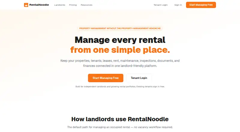 RentalNoodle screenshot