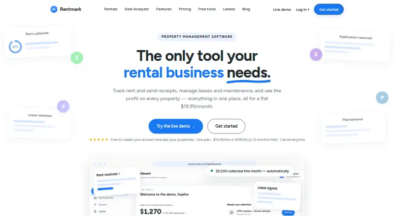 Rentmark screenshot
