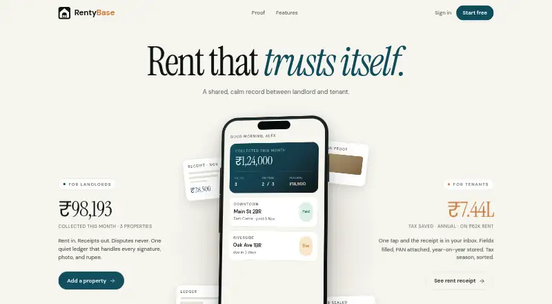 RentyBase screenshot