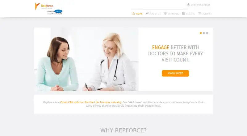 RepForce screenshot