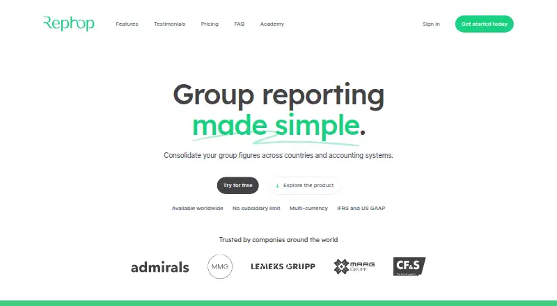 Rephop screenshot