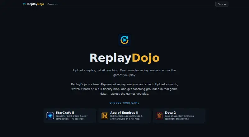 ReplayDojo screenshot