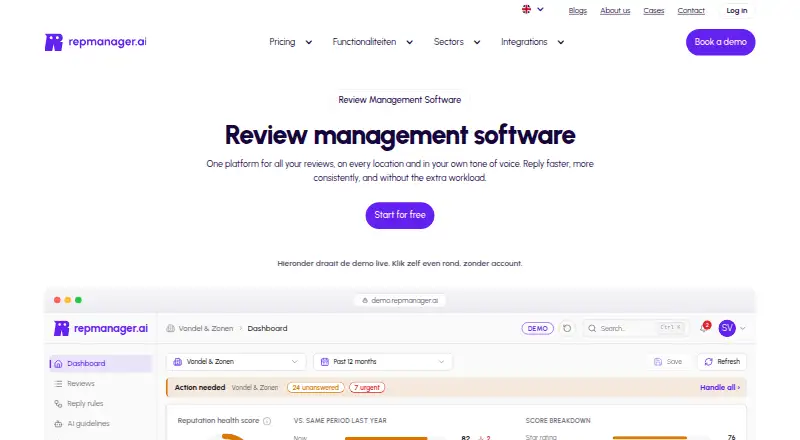 Repmanager screenshot