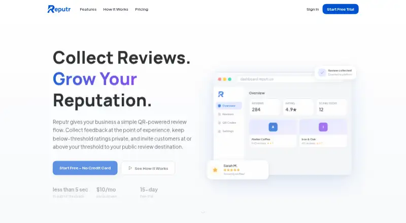 Reputr screenshot