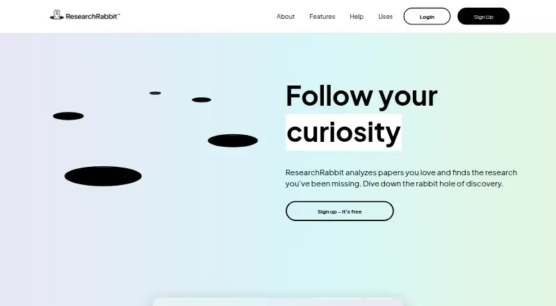 ResearchRabbit screenshot