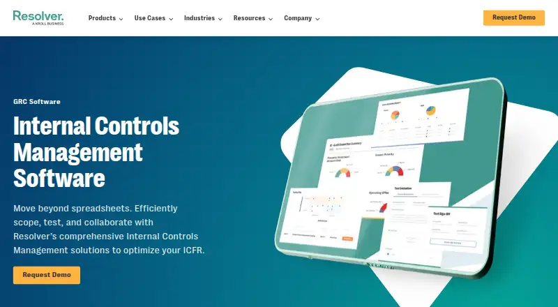 Resolver Internal Controls Management screenshot