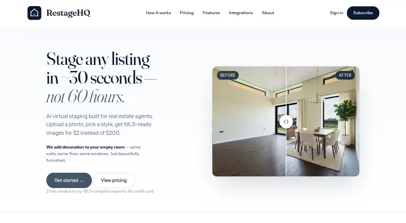 RestageHQ screenshot