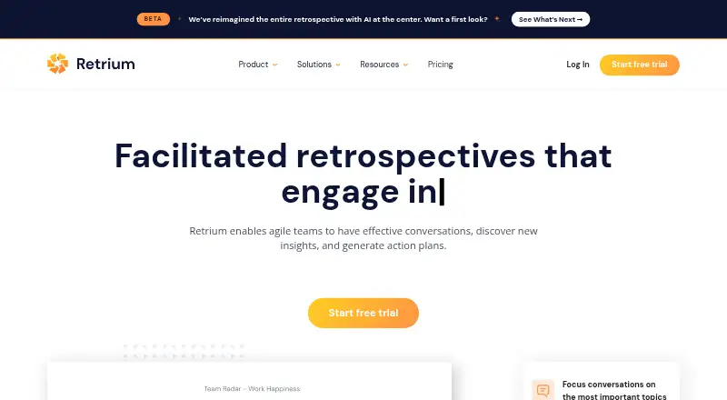 Retrium screenshot