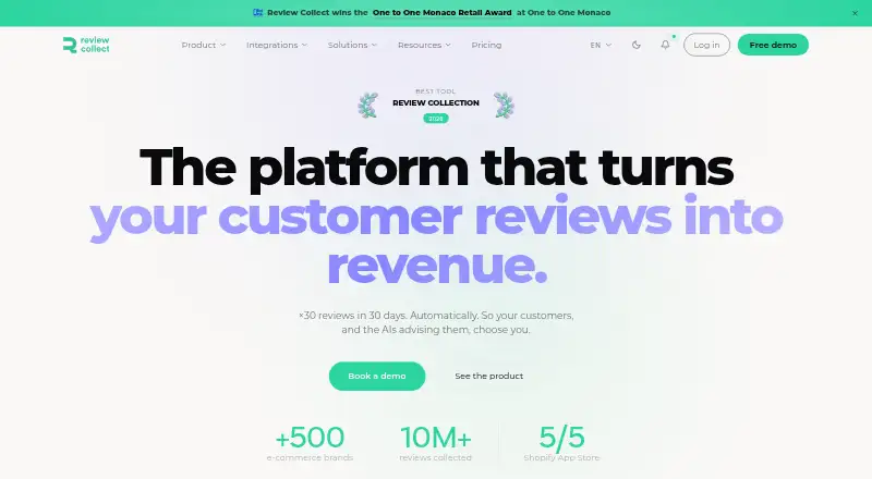 Review Collect screenshot