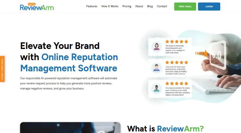 ReviewArm screenshot