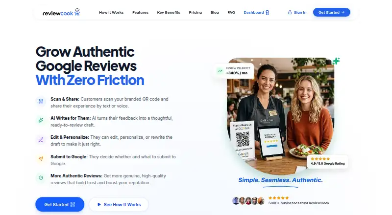 ReviewCook screenshot