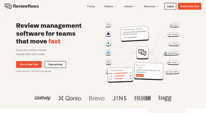 Reviewflowz screenshot