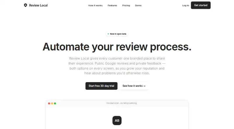 Review Local screenshot