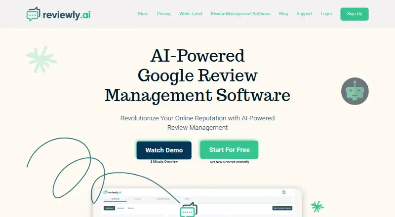 Reviewly AI screenshot
