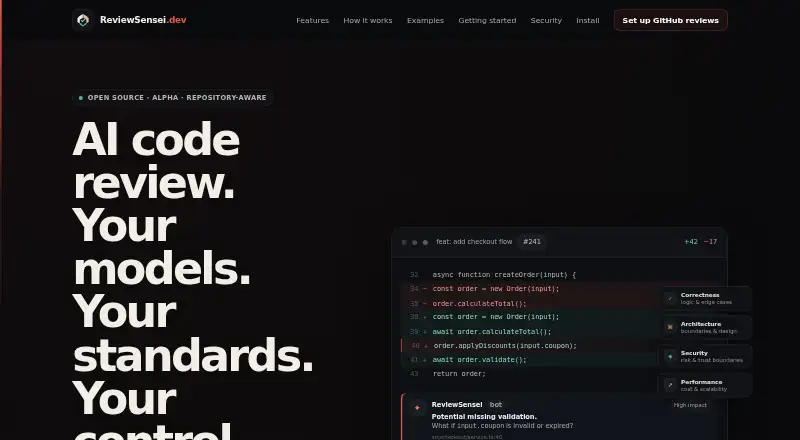 ReviewSensei screenshot