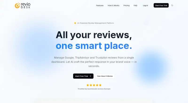 RevioDesk screenshot