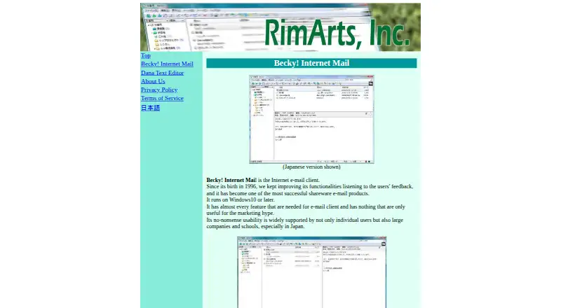 Becky! Internet Mail screenshot