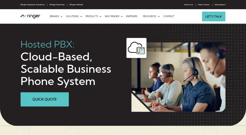Ringer Hosted PBX screenshot