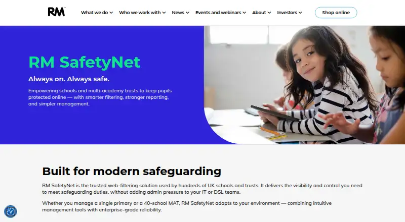 RM SafetyNet screenshot