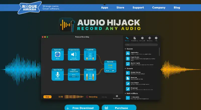 Audio Hijack screenshot
