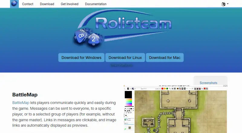 Rolisteam screenshot