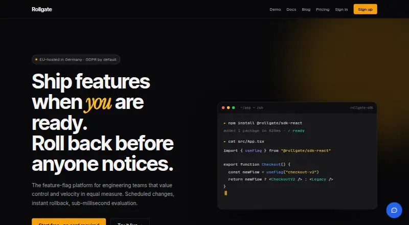 Rollgate screenshot