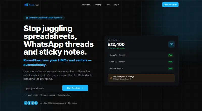 RoomFlow screenshot