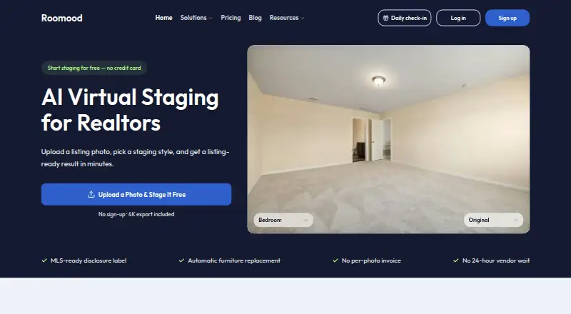 Roomood screenshot