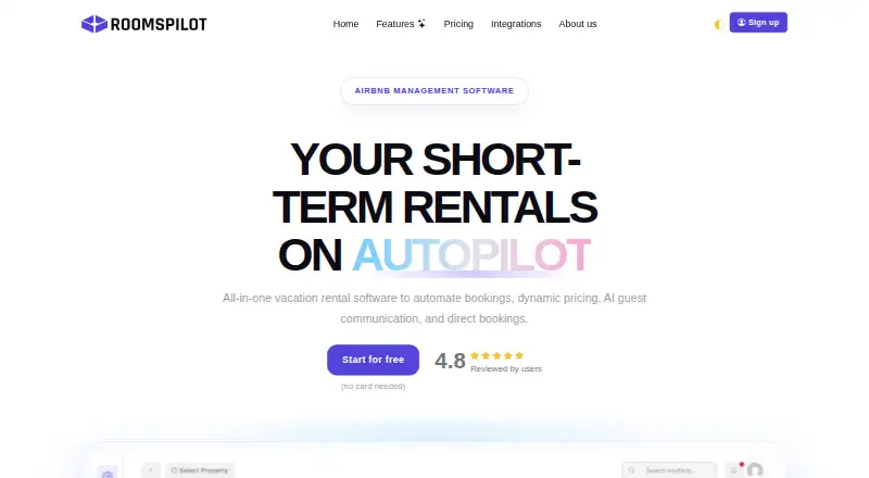 Roomspilot screenshot