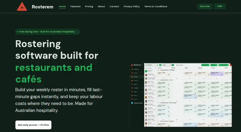 Rosterem screenshot