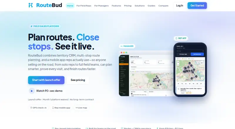 RouteBud screenshot
