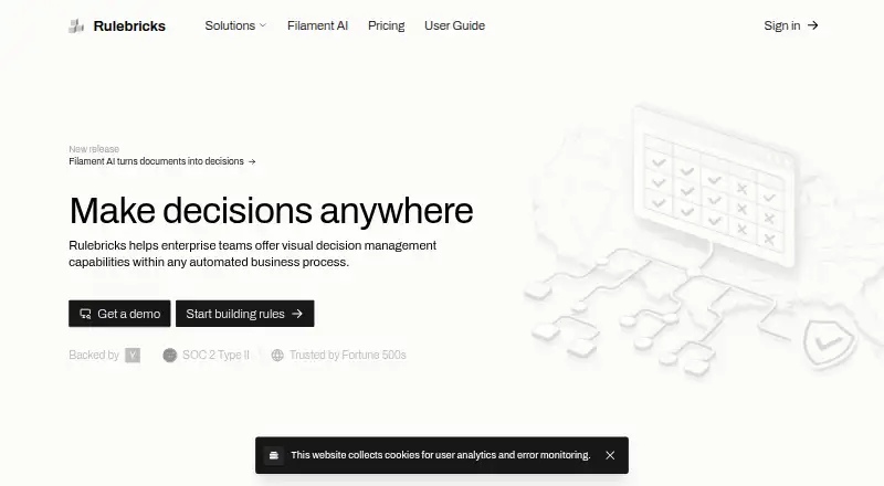 Rulebricks screenshot