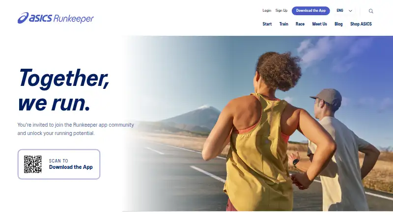 ASICS Runkeeper screenshot