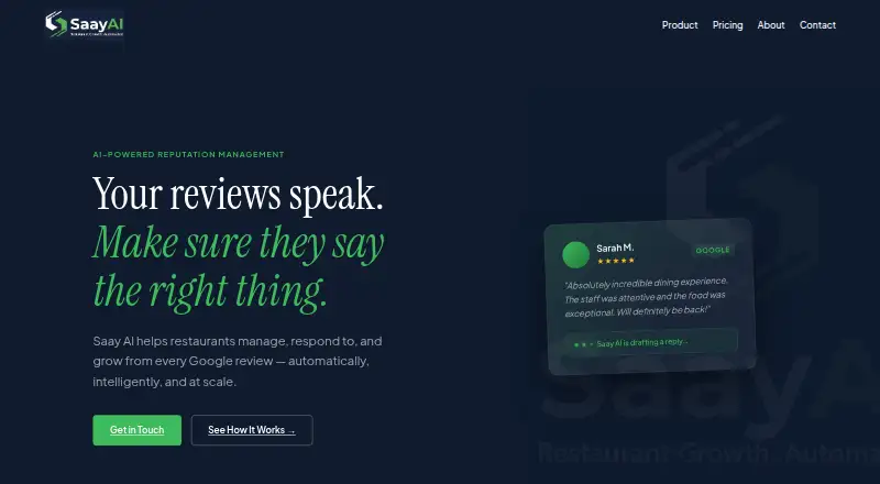 Saay AI screenshot