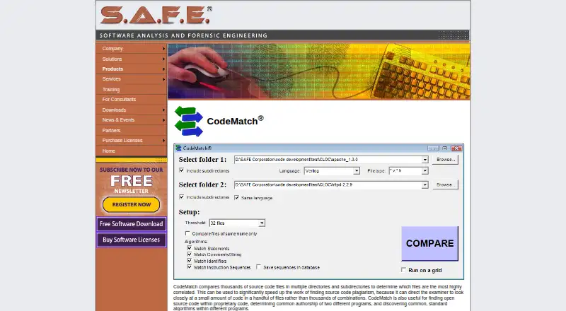 CodeMatch screenshot