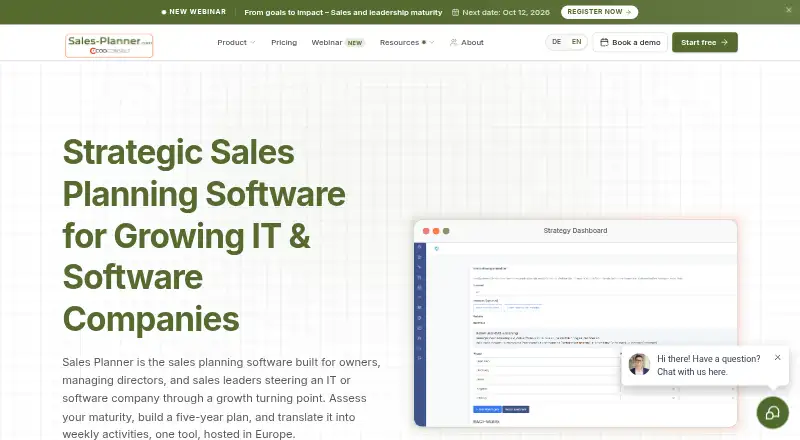 Sales Planner screenshot