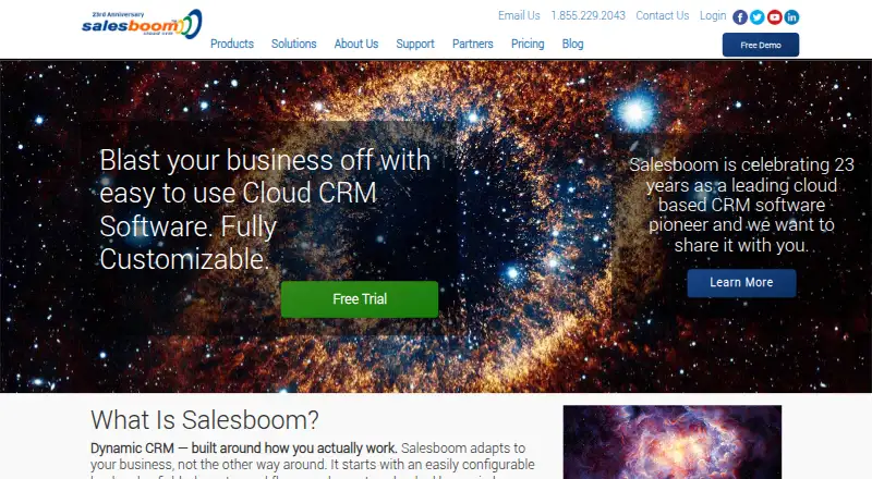 Salesboom screenshot